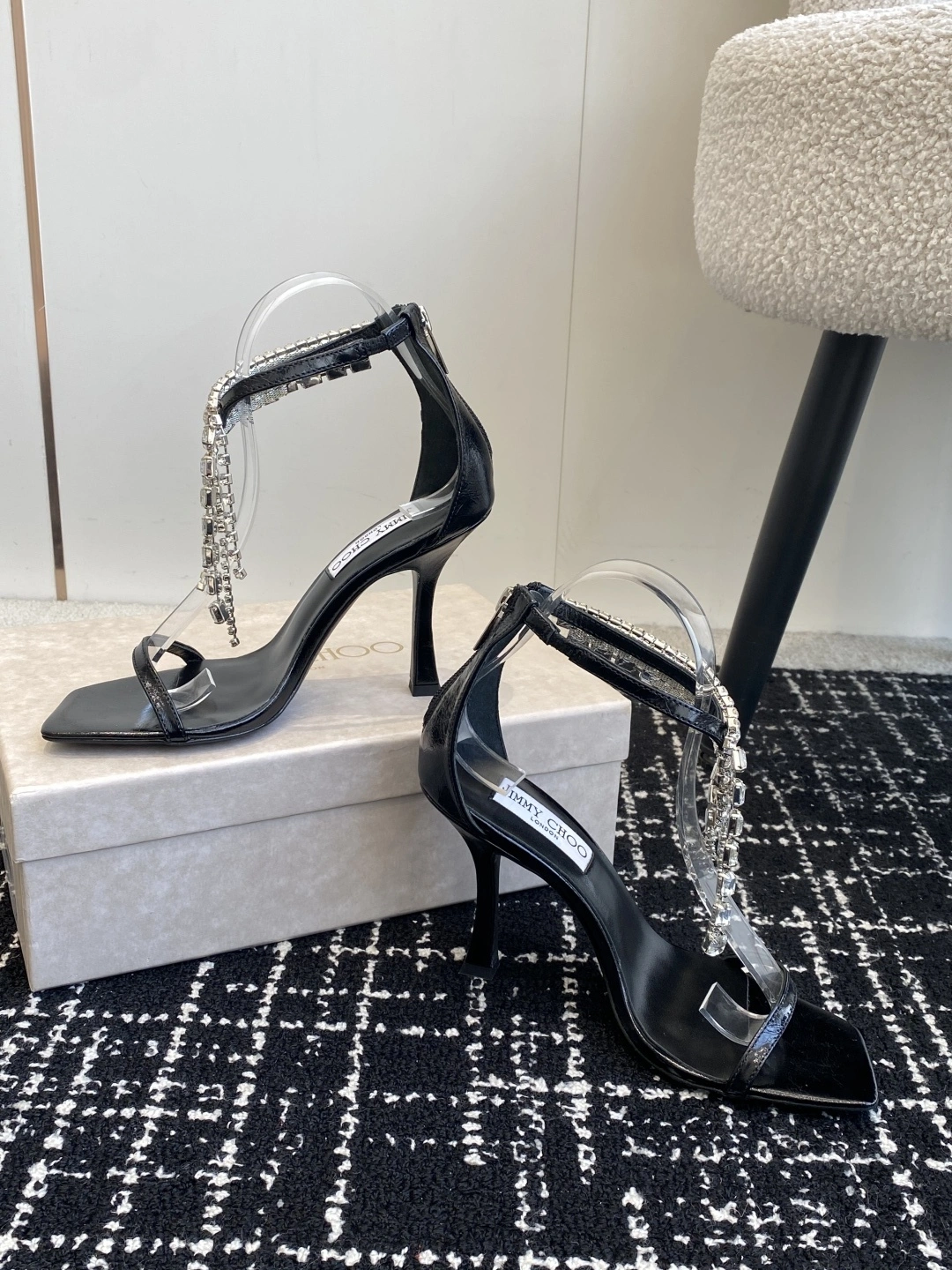 COCO--Ji77y 3ho5 VERITYSANDAL100BYK lambskin Heel height：9.5cm item:E-X000C0494H